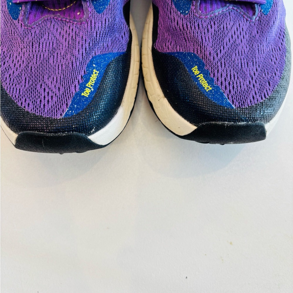 New Balance Fresh Foam X Hierro V6 Trail Running Sneakers color purple/poppy 8.5 - Picture 4 of 10